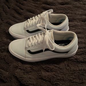 Vans Classic Tumble Comfy Cush Old Skool - White & Black